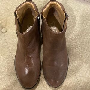 Leather Franco Sarto booties